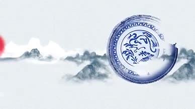 青花瓷片头中国风视频的预览图